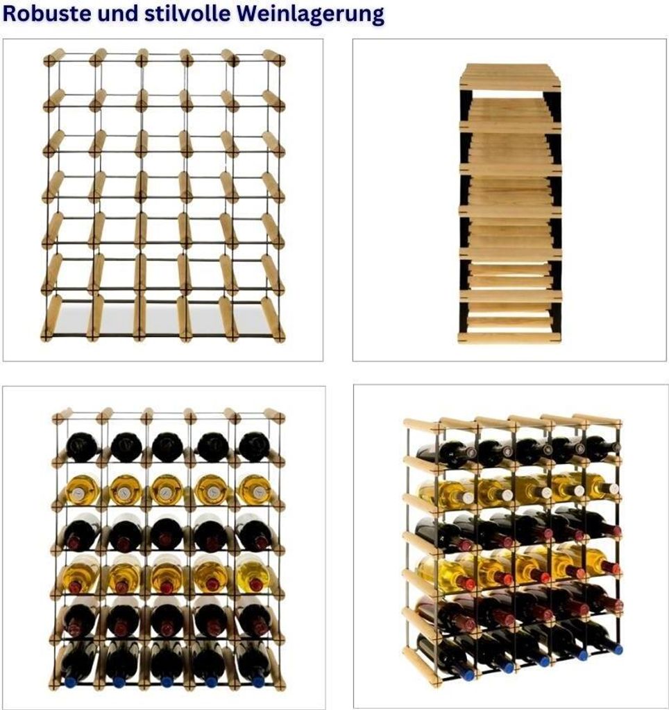 Modulares Weinregal VINOTECA MOD METAL | HxBxT Produktbild 