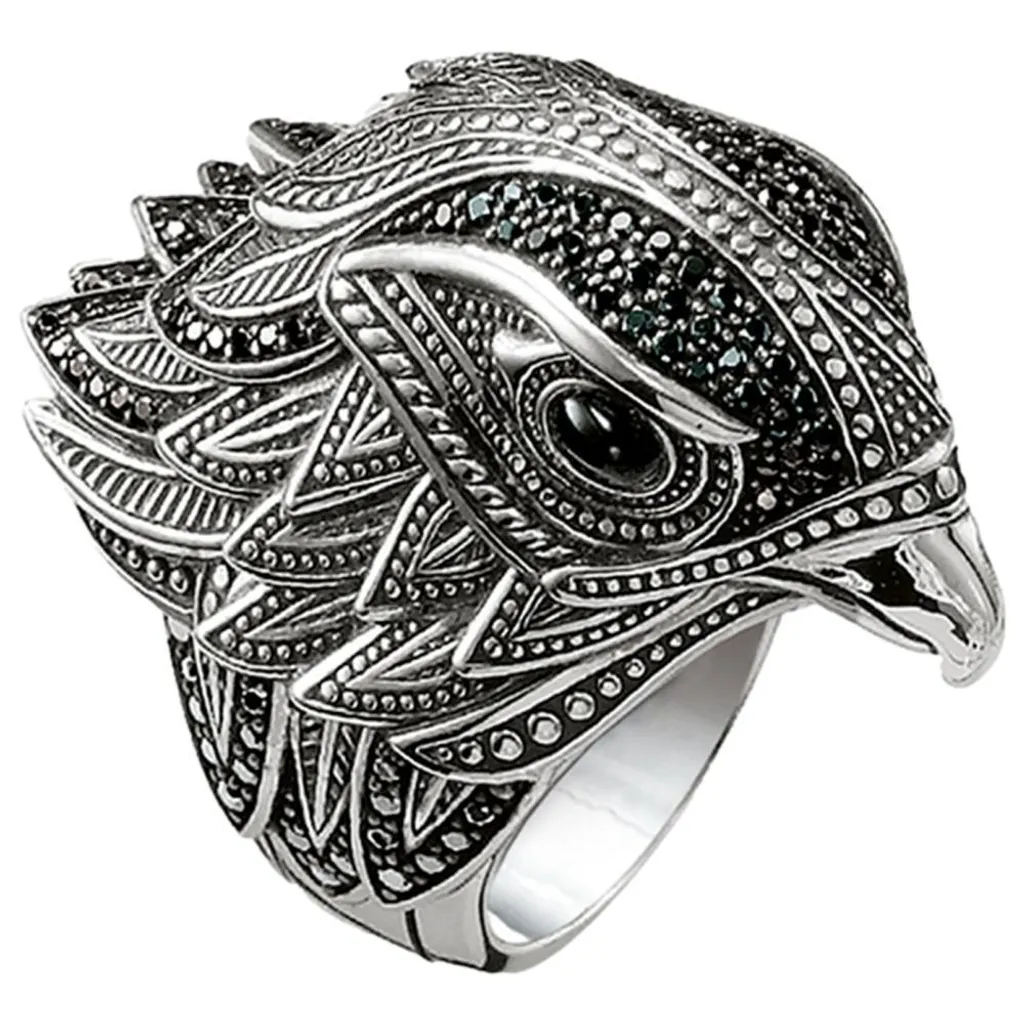 Thomas Sabo Bague Argent 925 TR2066-641-11-58 (Largeur 58) Unie