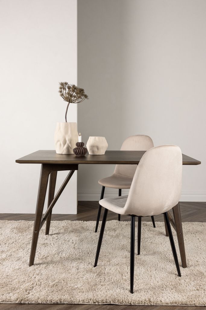 Venture Home Tisch Kaseindon Dunkelbraun