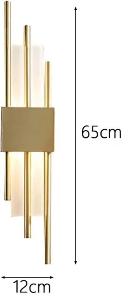 Applique LED design en laiton or avec éclairage chaud polyvalent B - 2