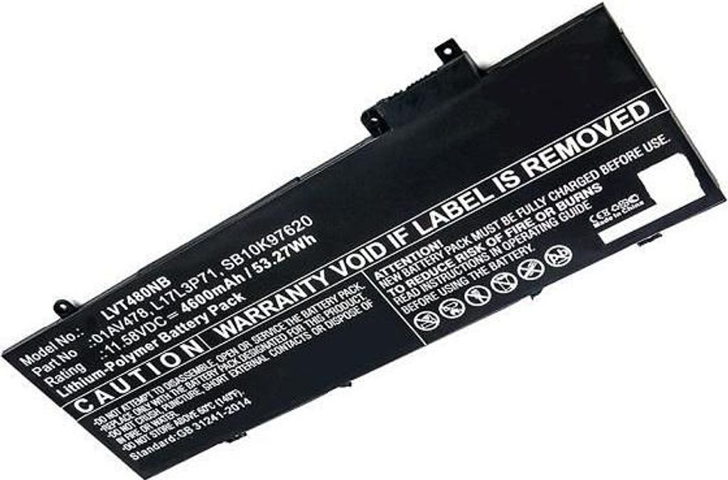 CoreParts MBXLE-BA0165, Akku, Lenovo, ThinkPad T480s, ThinkPad T480s 20L7002LCD, ThinkPad T480s 20L7002XCD