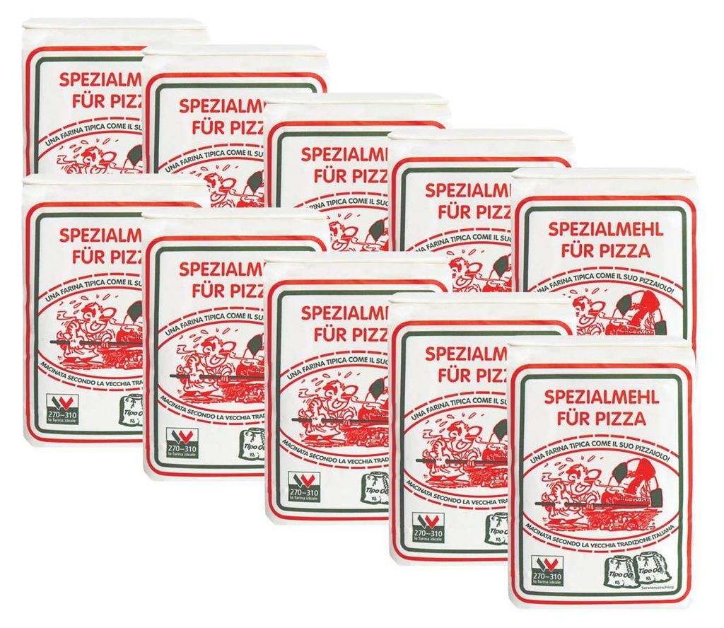 Frießinger Mehl Spezialmehl für Pizza 1kg (10er Pack) Produktbild 