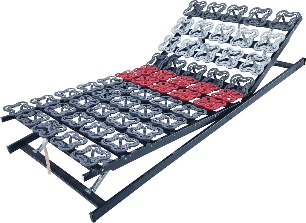 Tellerlattenrost 90x190cm TerraMed T-Flex Fertig Montiert verstellbar 5 Zonen