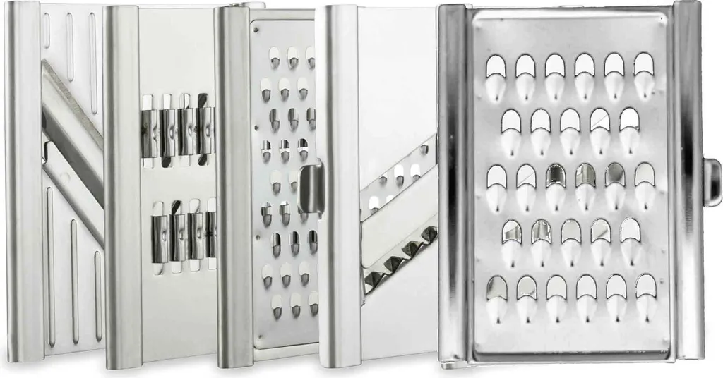 Mandolina Gigant Inox 4 Lame: L'Affettaverdure Definitivo per la Tua Cucina
