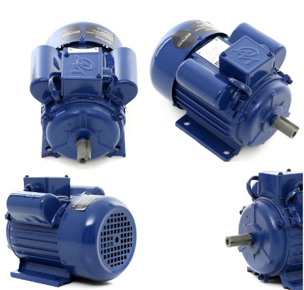 KRAFT&DELE | Elektromotor, 1.1KW, 220V, E-Motor in Bauform, mit Kupferwicklung, Drehstrommotor