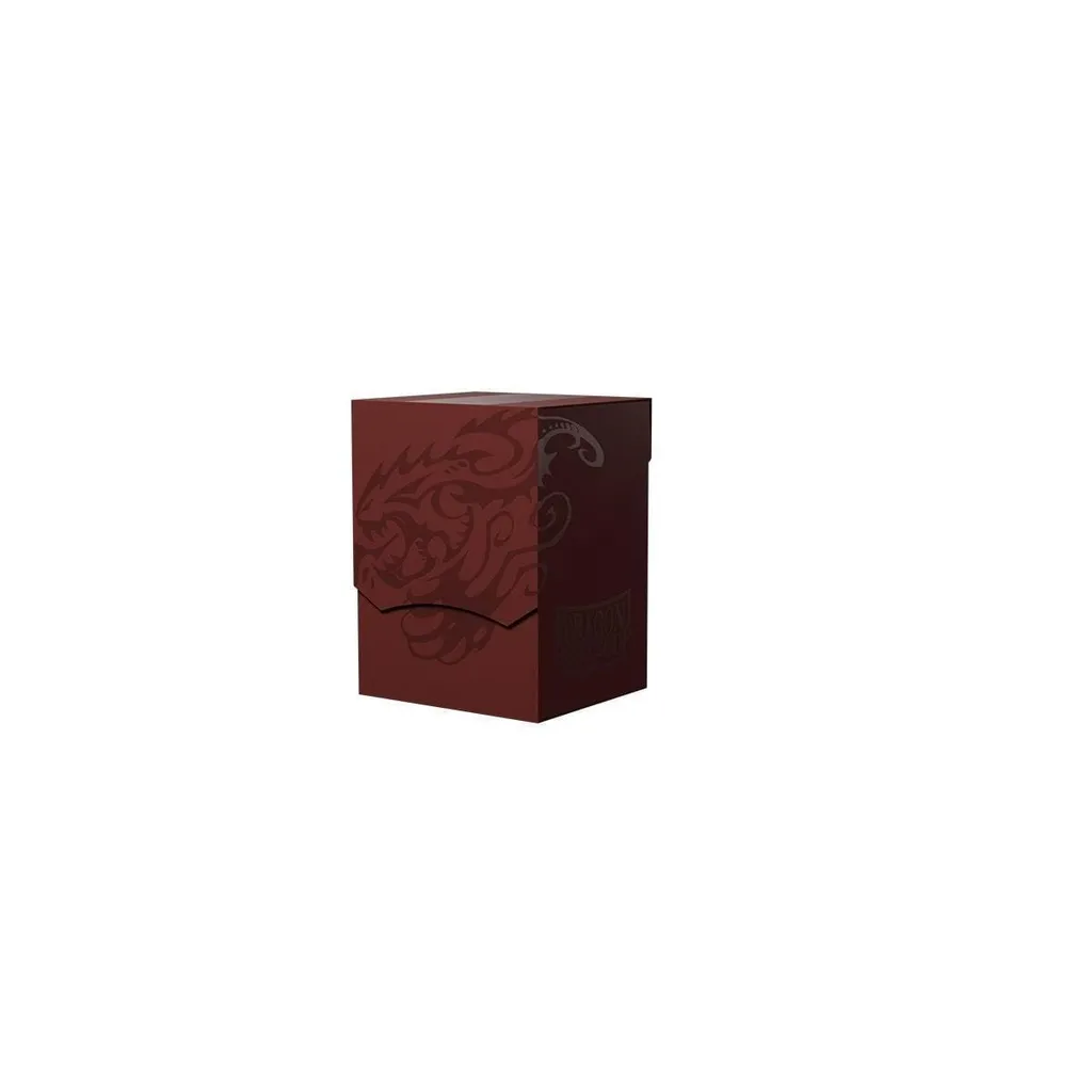 Protégez vos Cartes TCG avec la Deckbox Dragon Shield 100 Blood Red