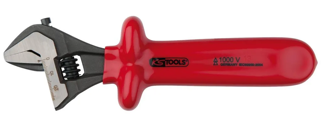 Clé à molette 27 mm isolée 1000V KS TOOLS protection diélectrique
