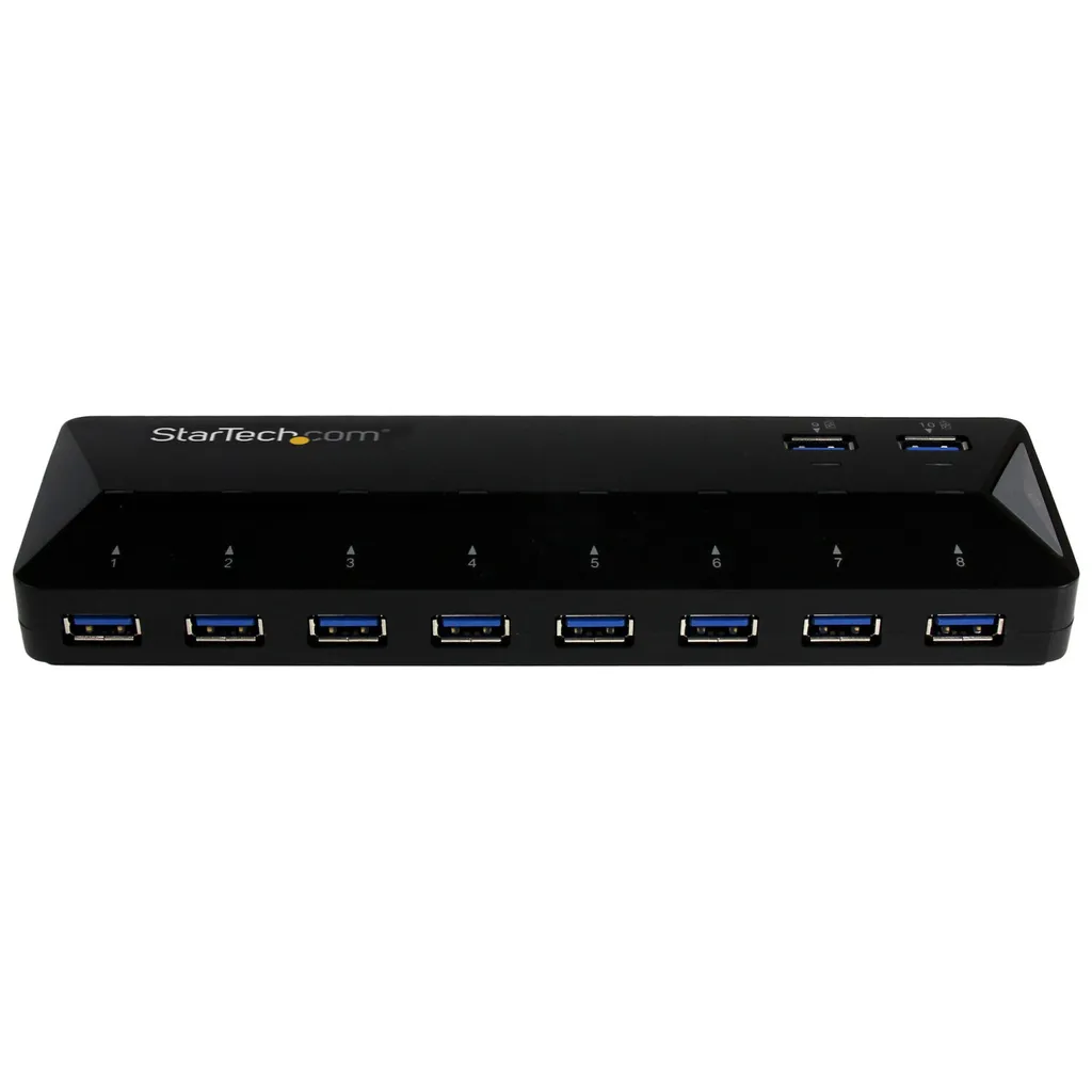 Organizer USB 10 Porte StarTech.com: Carica Rapida e Stile Elegante - 2