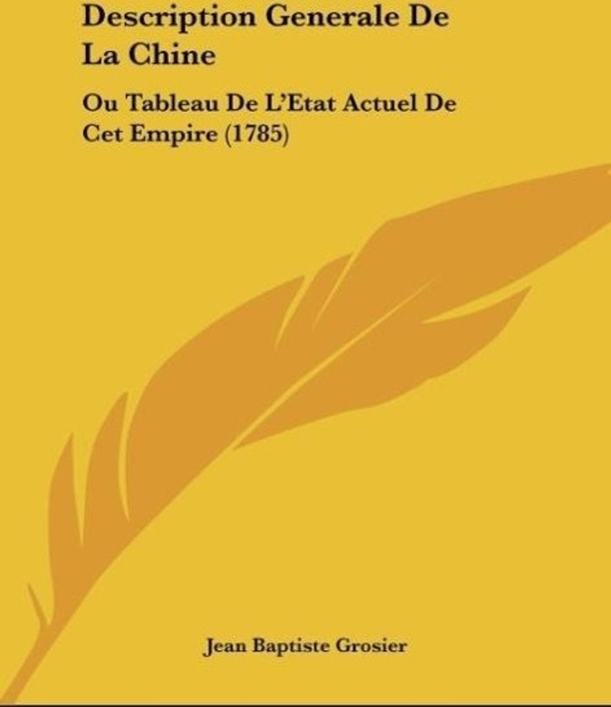 Description Generale De La Chine