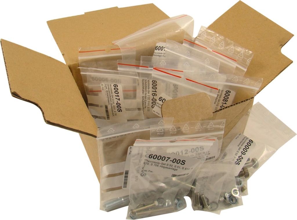 Set: Schrauben universal für komplettes Fahrzeug Simson S50
