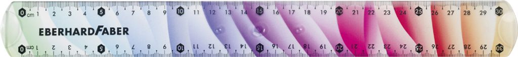 EBERHARD FABER Flachlineal Rainbow 300 mm