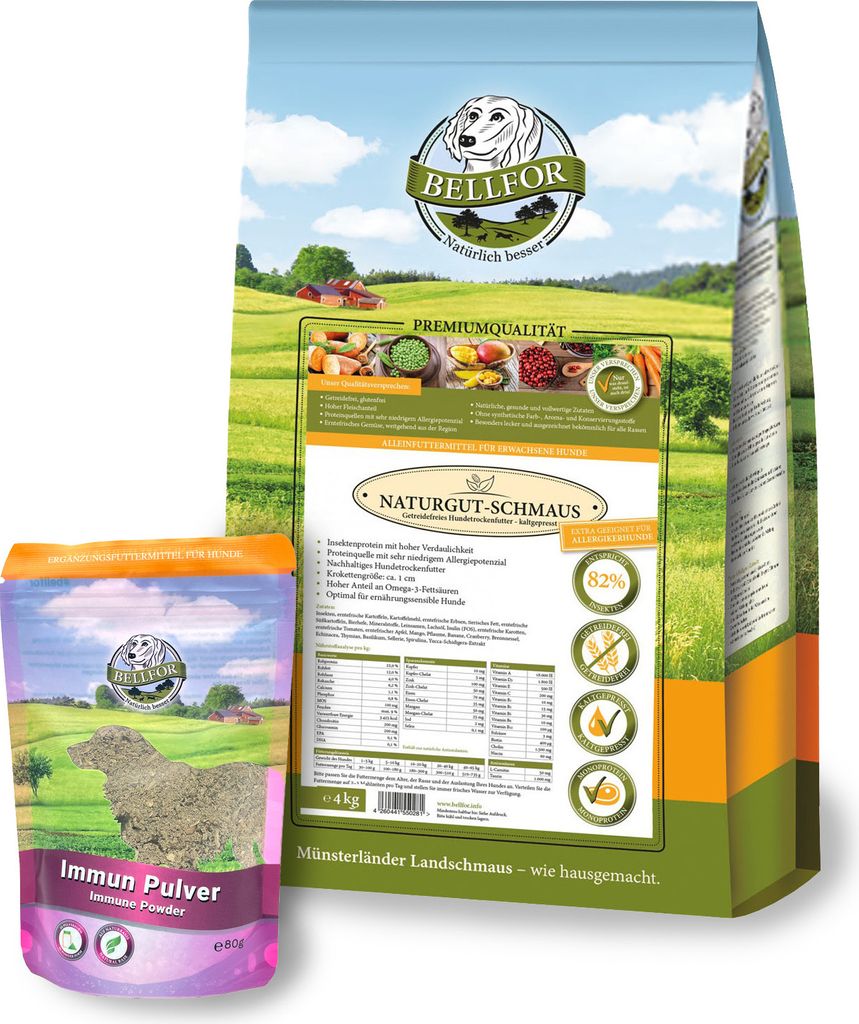 Bellfor Futterset zur Stärkung des Immunsystems bei großen Hunden 4,080.00 g
