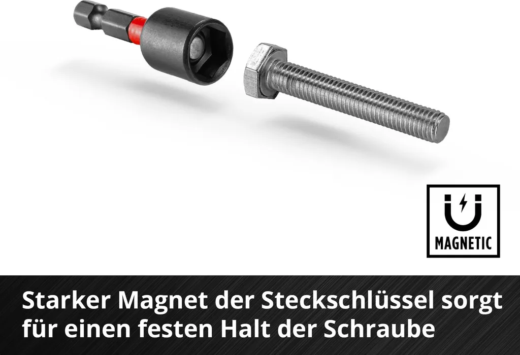 Einhell Bit Set 18 Pezzi 108709 - Kit Inserti S2 e Punte HSS per Avvitatore - 5