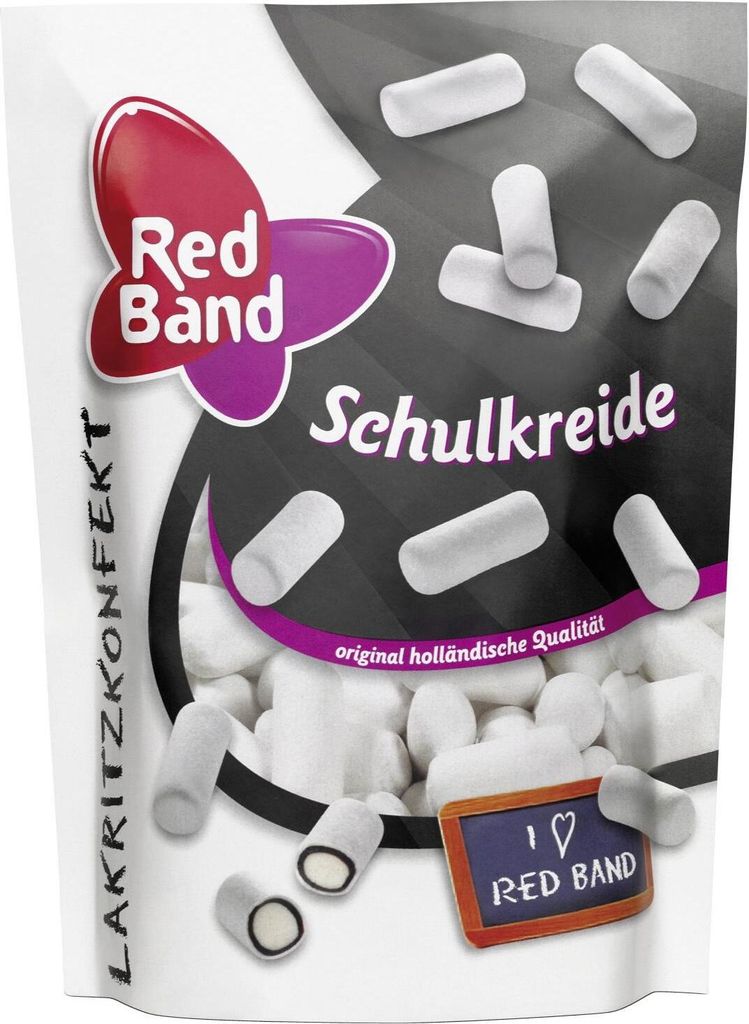 Red Band Schulkreide köstlich dragierte Lakritz-Stäbchen Produktbild 