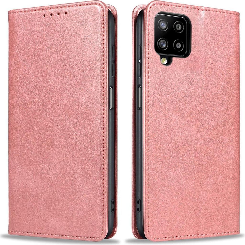 Handyhülle für Samsung Galaxy A12 Kunstleder Flip Cover Produktbild 
