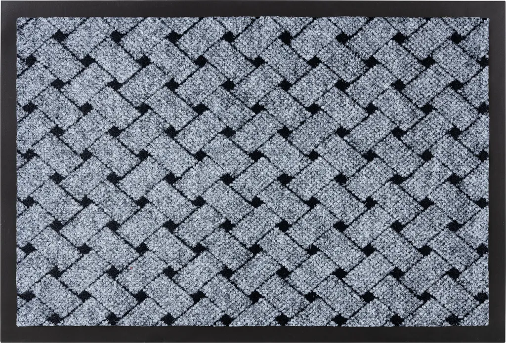 Tapis de propreté intérieur et extérieur gris clair 40x60 cm VECTRA