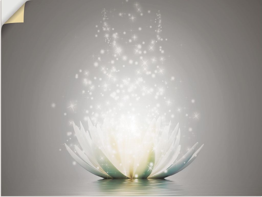 ARTland Wandbild, selbstklebend Magie der Lotus-Blume - Produktbild 