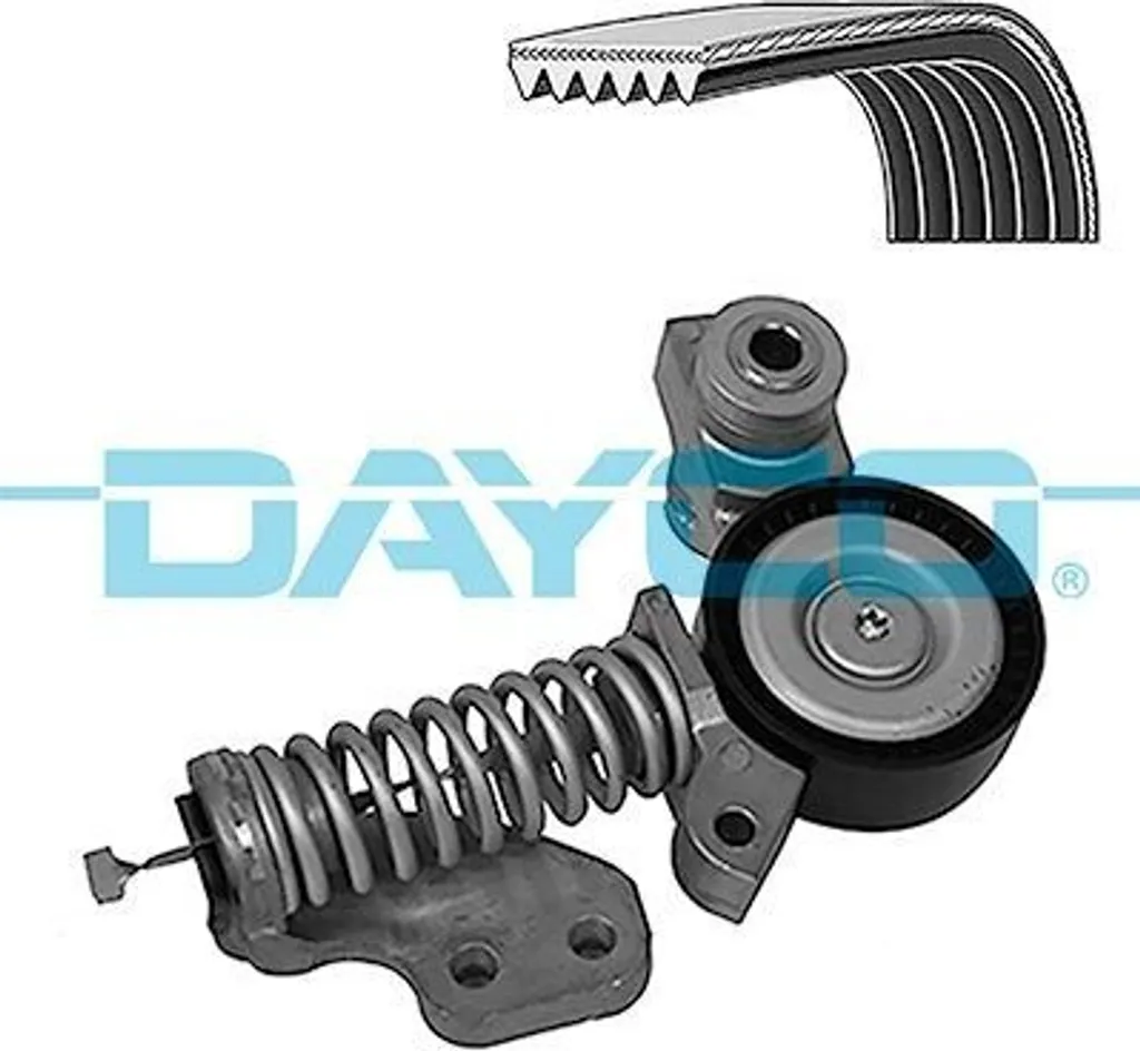 Kit courroies trapézoïdales Dayco KPV1061 pour Volvo XC60 156 D3 D4
