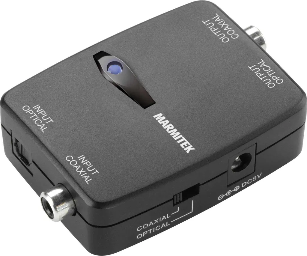 Connectez votre TV Optique à un Ampli Coaxial avec le Marmitek Connect TC22
