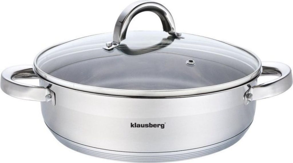Plochý hrniec s pokrievkou 28cm KLAUSBERG KB-7174 Obrázok produktu 