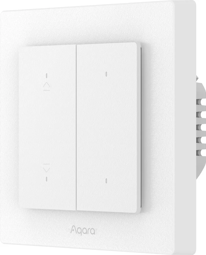 Commande murale pour volets et stores AQARA H2 - Finition blanc pur