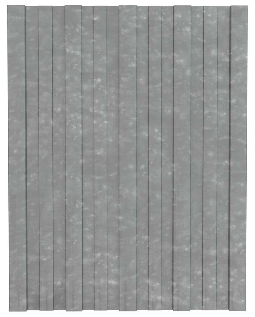 Best Möbel Dachpaneel 36 pcs Moderne HOMMIE - langlebiges - Silber 60 x 45 cm Verzinkter Stahl - Garten & Heimwerken designMöbel56910