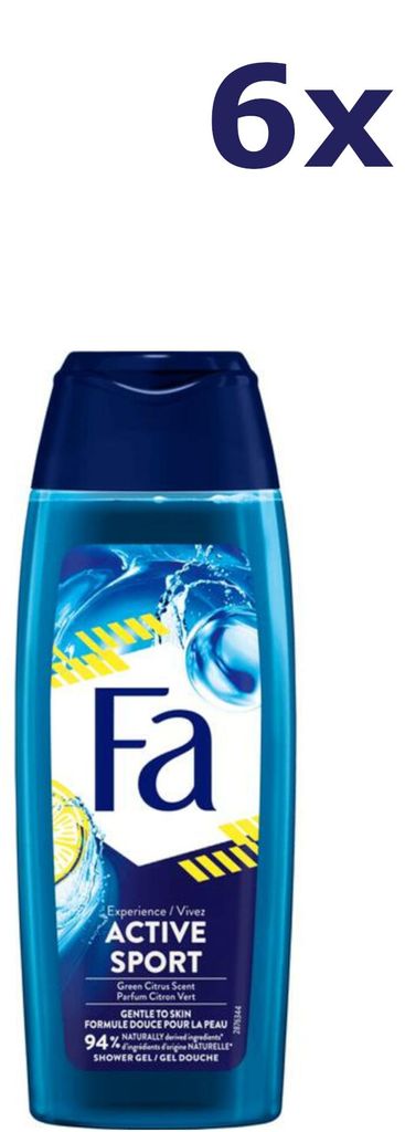 6x Fa Men Duschgel Active Sport – 250 ml Produktbild 