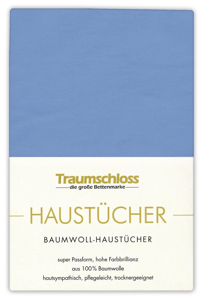 Traumschloss Betttuch Haustuch 150 x 250 cm royal aus 100% Produktbild 