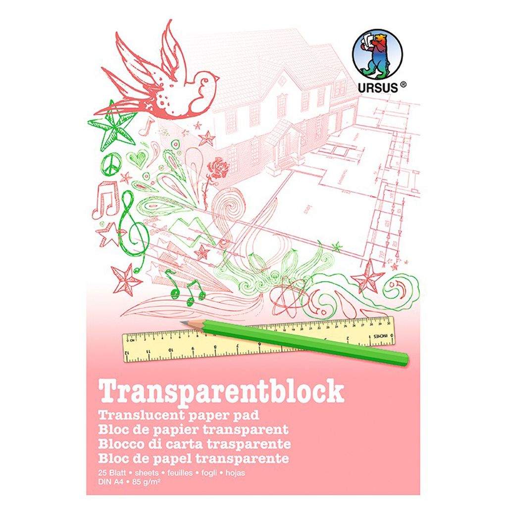 Transparentpapier wei