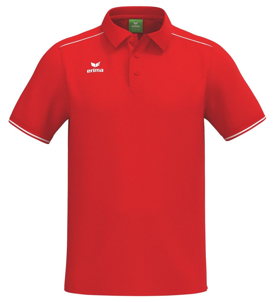 Erima Poloshirt CMPT Herren Damen rot weiß Gr XL