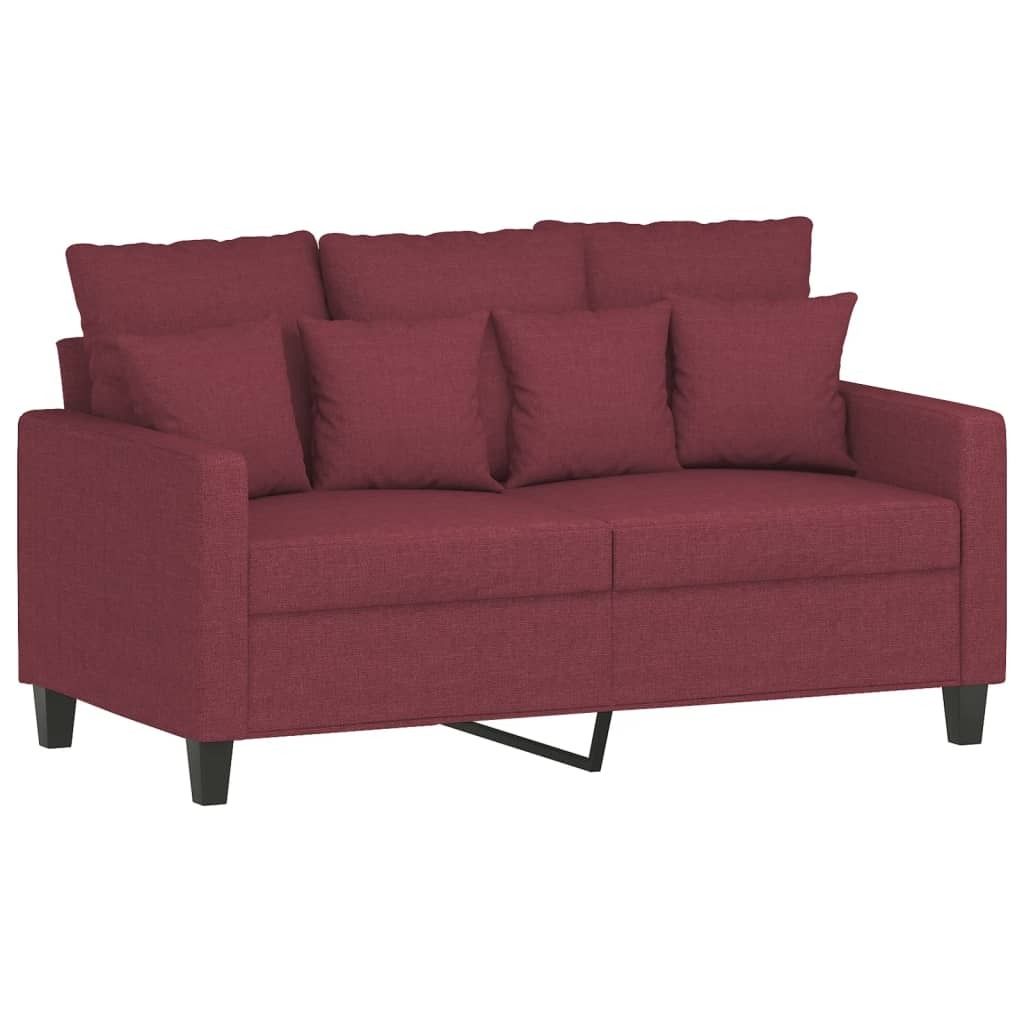 "SALE 2026" 2-Sitzer-Sofa - Sitzmöbel - Loungesofa - Weinrot 120 cm Stoff - Polstersofa DE8953443