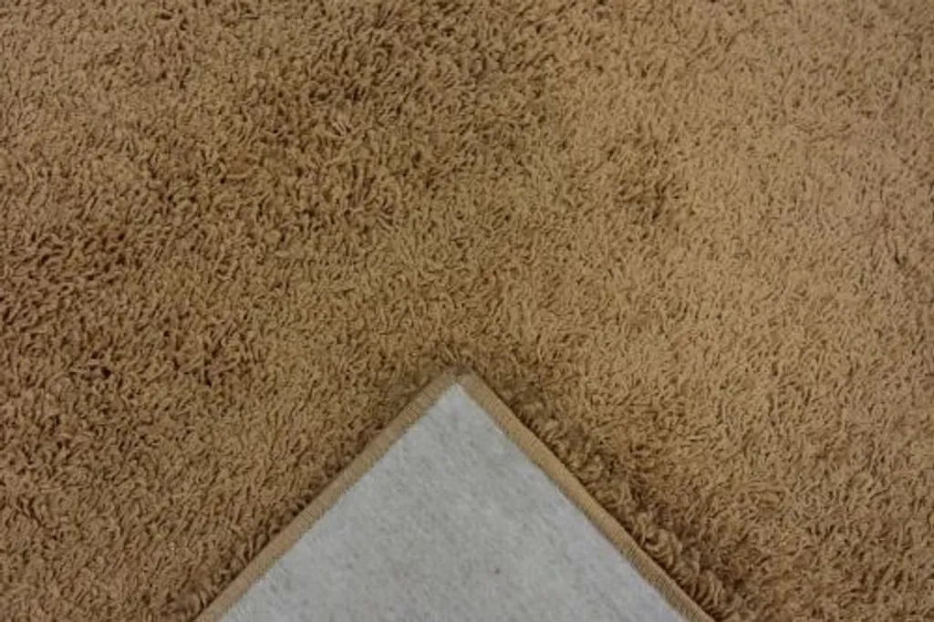 Tapis Luna caramel 140x200 cm ultra doux - Shaggy haute densité