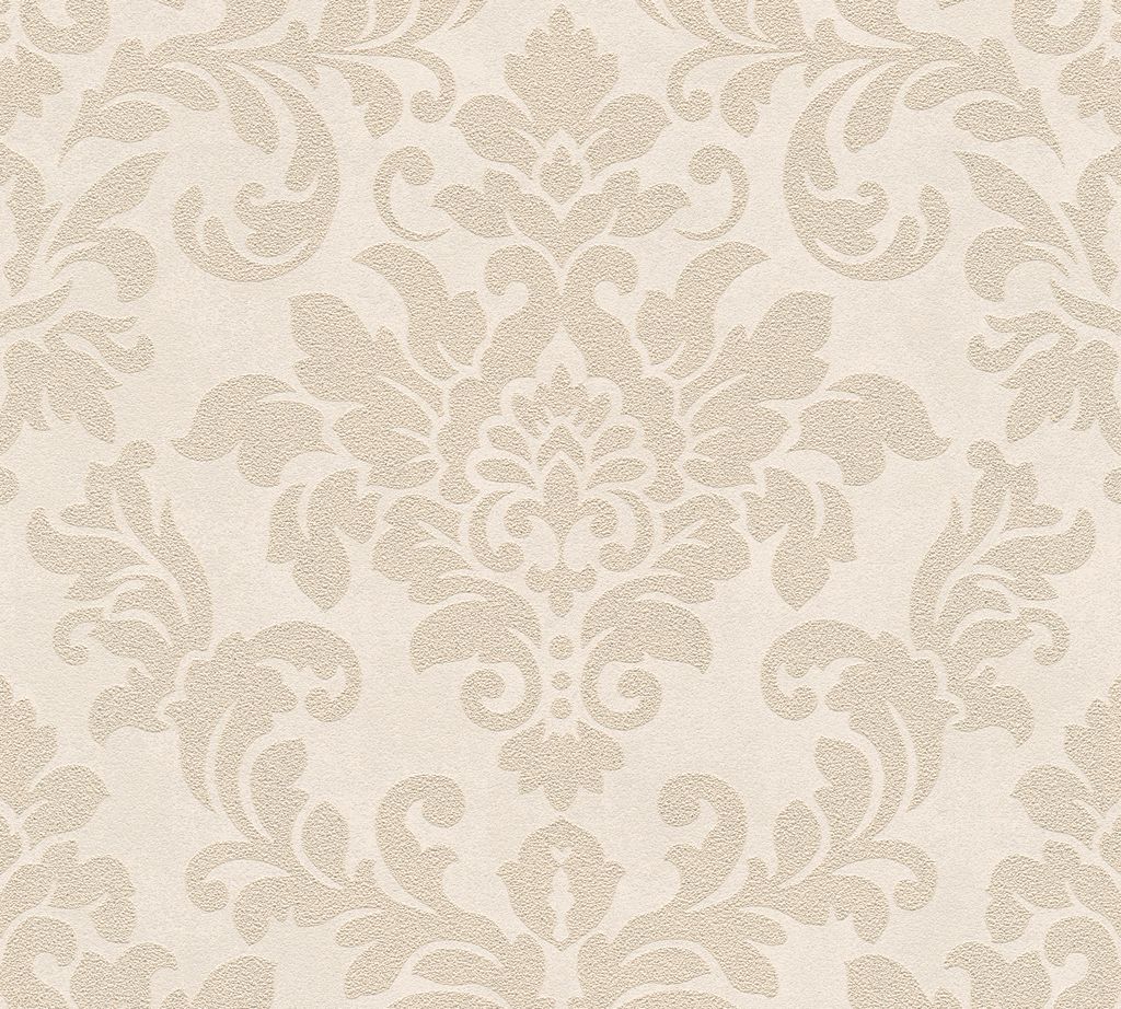 A.S. Création Barocktapete Trendwall Tapete mit Ornamenten Vliestapete beige creme gold 10,05 m x 0,53 m