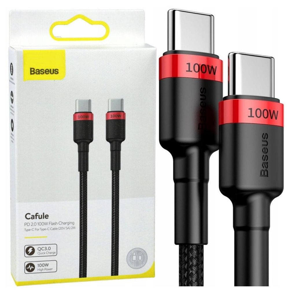 Baseus CATKLF-AL91 Cavo USB 2 m USB C Nero Immagine del prodotto 