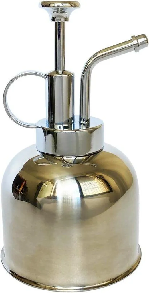 Vaporisateur pour orchidées et bonsaïs en acier inox argent 300 ml