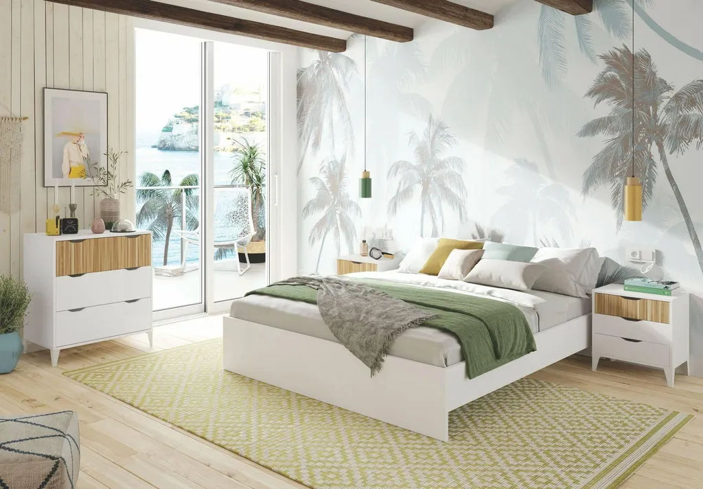 Mobile Cassettiera Archi Dmora Bianco 40x70 - Arredo Casa 3 Cassetti - 4