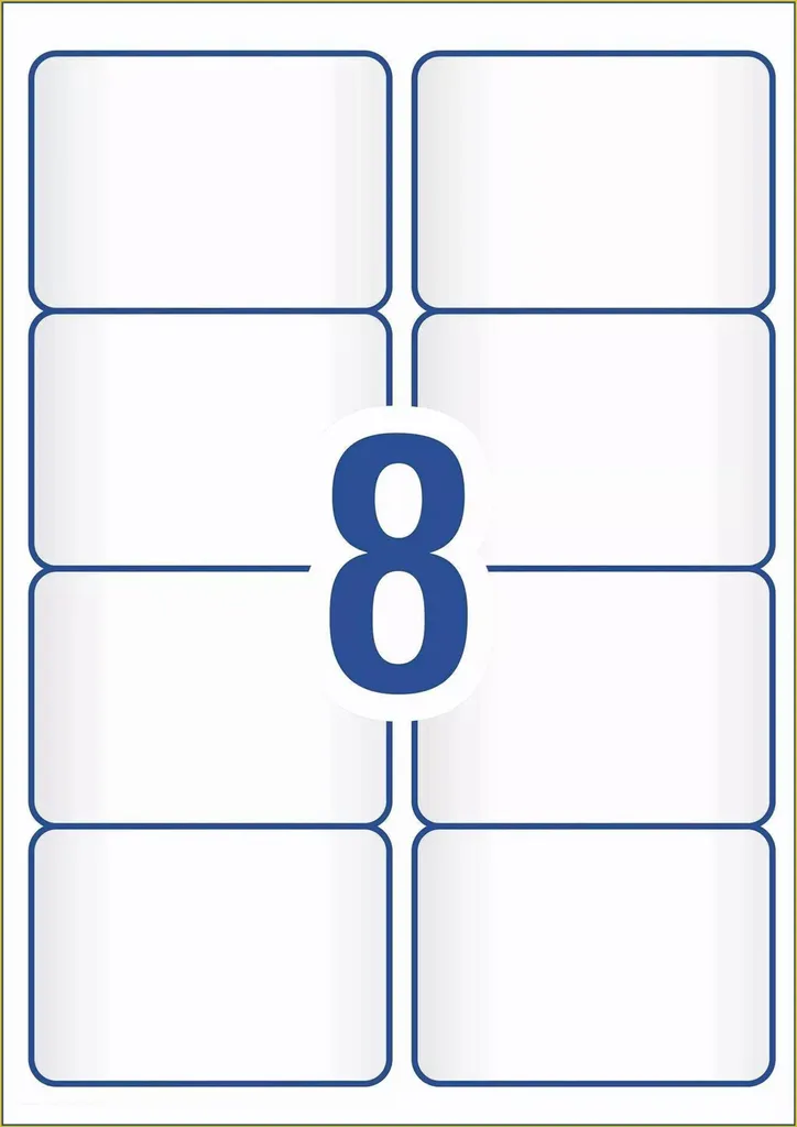 Avery - Etichetta Avery J8167-25 199,6x289,1mm Bianco 25 pezzi | Confezione da 25 fogli