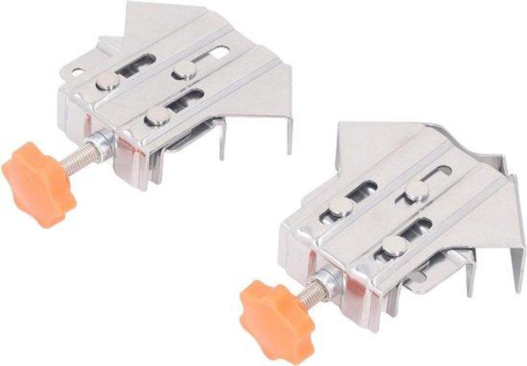 Drei-Eck-Klemmer - Drei-Eck-Schraubenspanner - 4 Einheiten - Silberfarbig