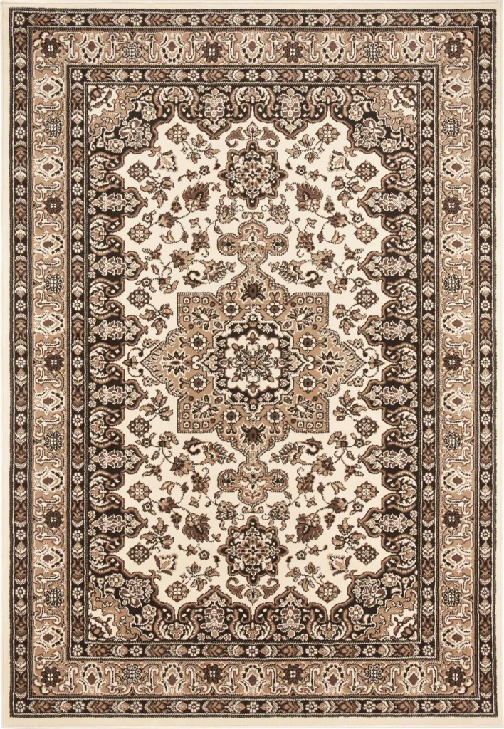 Grand tapis décoration Mirkan Parun Täbriz pour salon et chambre