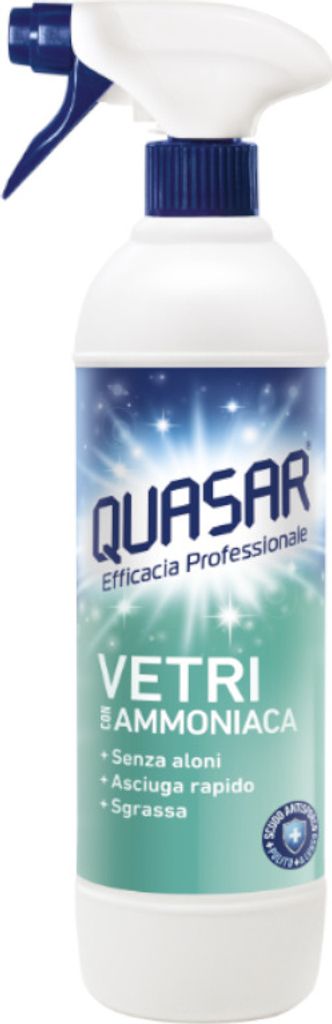 3 X Quasar vetri s amoniakem na čištění skla 580 ml čisticí Obrázek produktu 1