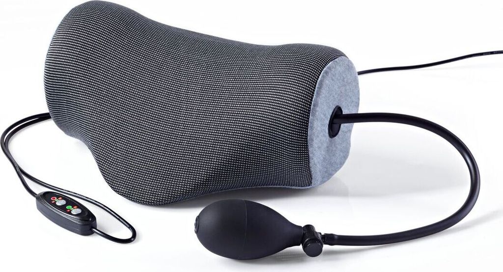 Orbisana Nackenstrecker Massage Wärme 3 Stufen 45-50-55 C schwarz grau
