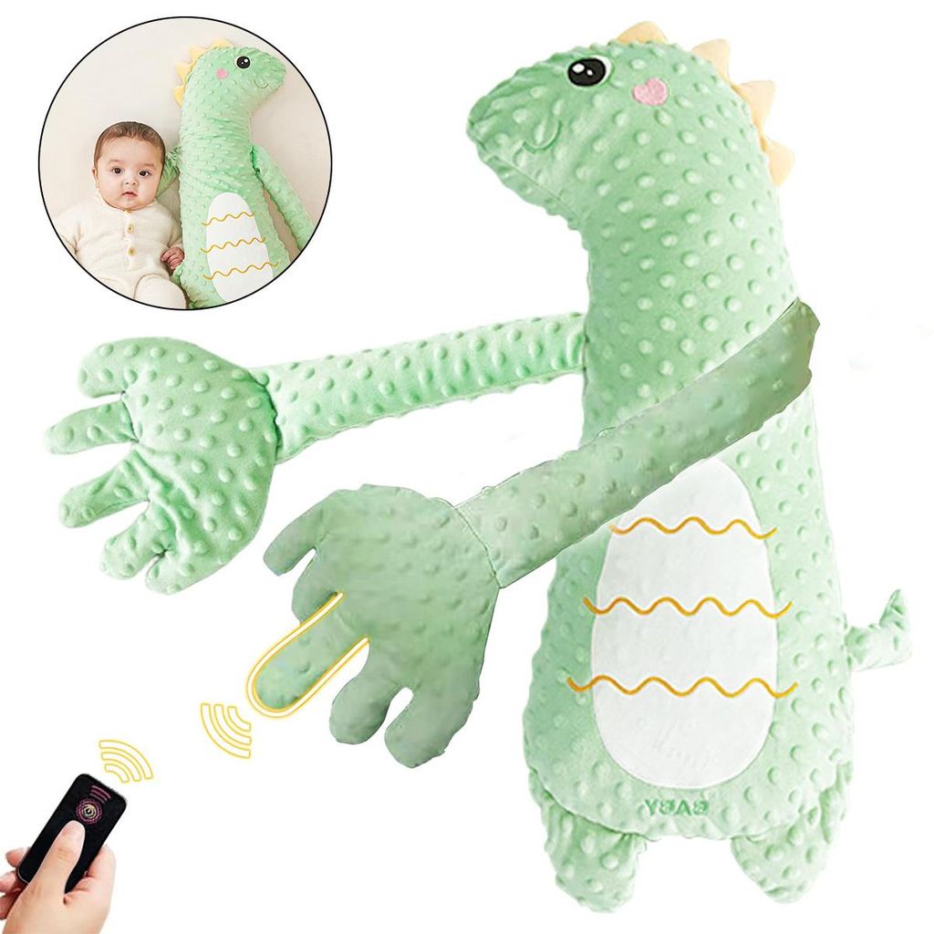 Generisch Baby Sleeping Hand Schläger, Babyschlaf Hilfe, Interaktives elektronisches Plüschtier, Kuschelpuppe zum Beruhigen–Geschenk für Klein...