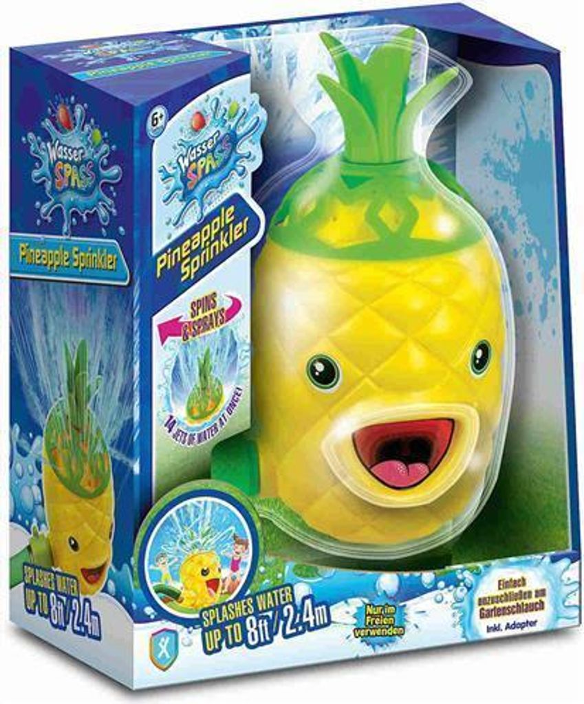 Kinder-Wassersprinkler Ananas gelb