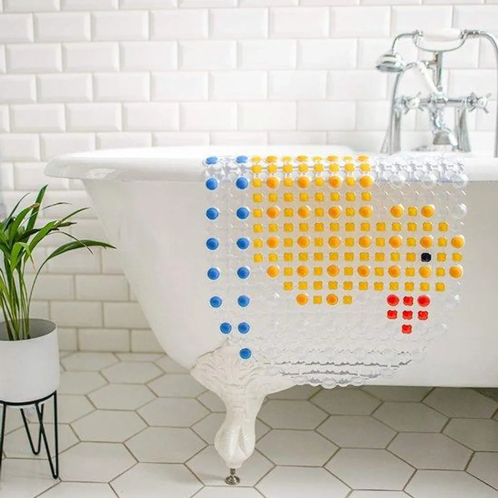 Tapis de bain sans BPA haute qualité avec jouet canard antidérapant