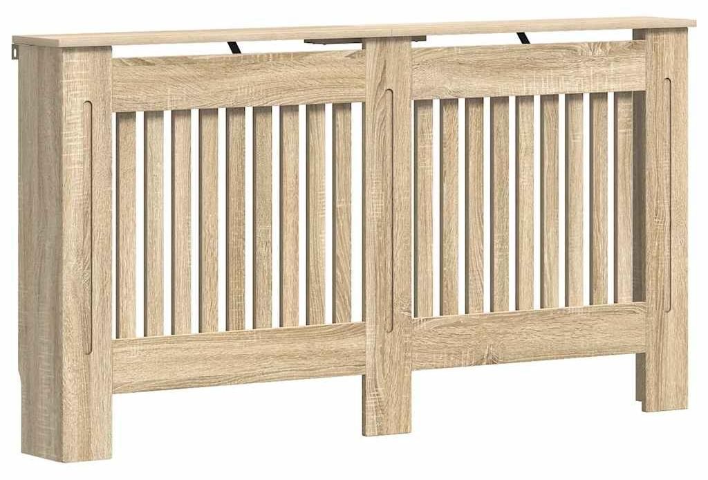 vidaXL Heizkörperverkleidung 152x19x81,5 cm Holzwerkstoff Produktbild 