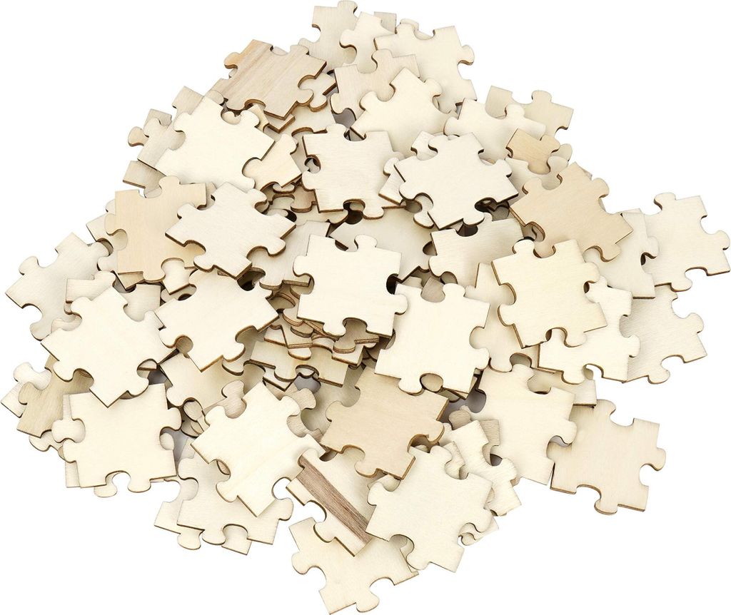 Belle Vous Holz Puzzle Blanko (100er Pack) Puzzle Zum Produktbild 4