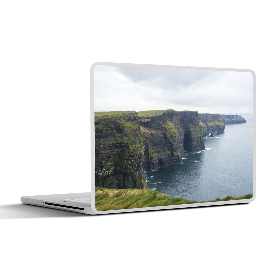 MuchoWow Laptop Aufkleber Sticker Cover Blick über die Cliffs of Moher 32.5x23.5 cm - Sticker für Laptop - Selbstklebend