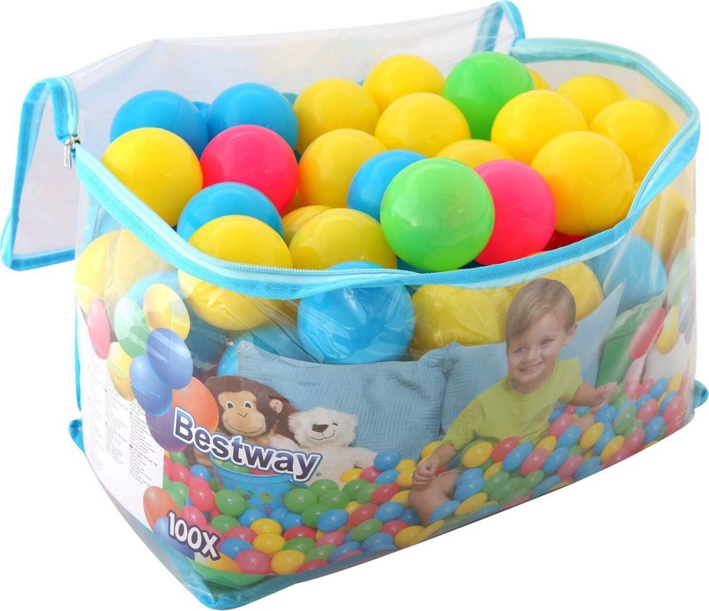 Bestway® Splash & Play™ Spielbälle, 100 Stück Produktbild 