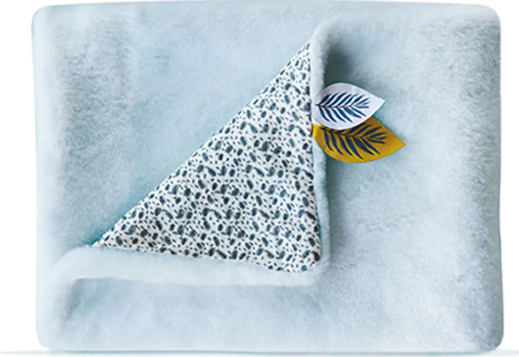 Doudou Koala Yoca Bleu 70x100 cm : Couverture Peluche Moelleuse - 5
