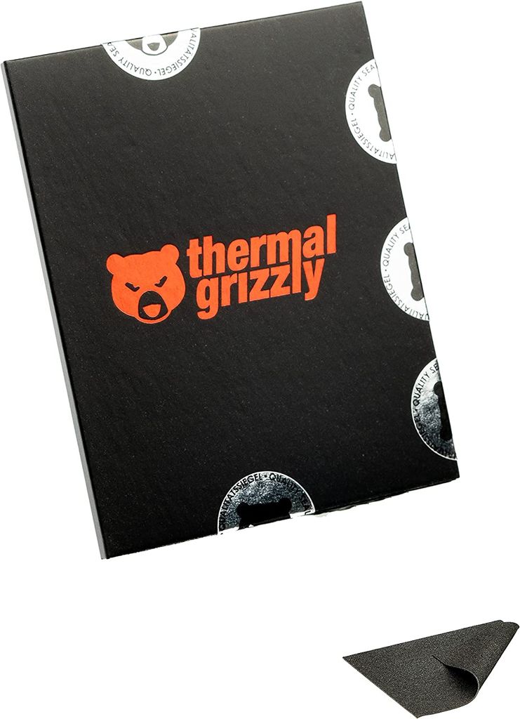 Thermal Grizzly - Carbon Thermal Pad Carbonaut - Nicht klebend, flexibel und anpassungsfähig für wiederholten Gebrauch mit sehr hoher Wärmeleitf...